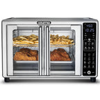New Gourmia 6-Slice Digital Toaster Oven Air Fryer with 19 One-Touch Presets, Stainless Steel - image 1