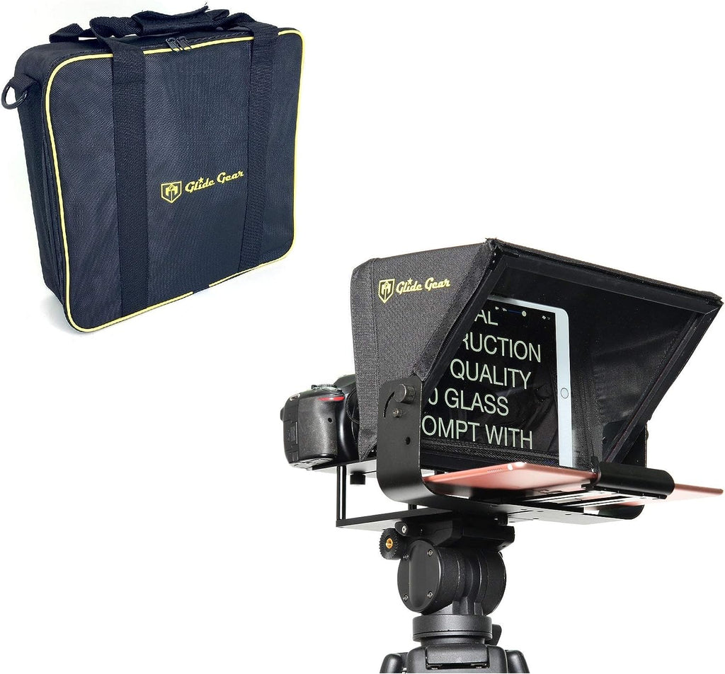 Glide Gear TMP100 Adjustable Teleprompter Beam Splitter 70/30 Glass w/ Carry Case - image 1