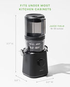 Nama J2 Cold Press Juicer – Self Feeding for Hands Free Operation with Wide Mouth Hopper for Whole Recipe Loading, Zero Waste Masticating Juicer For More Juice, Less Pulp – Easy Cleanup & Assembly: Home & Kitchen - image 4