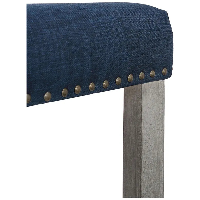 Set of 2 Jameson Gray Upholstered Polyester 29-Inch Bar Stools - image 8