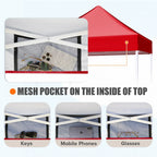 EAGLE PEAK 5x5 Pop up Canopy Tent Instant Outdoor Canopy Easy Set - up Straight Leg Folding Shelter（blue） - image 102