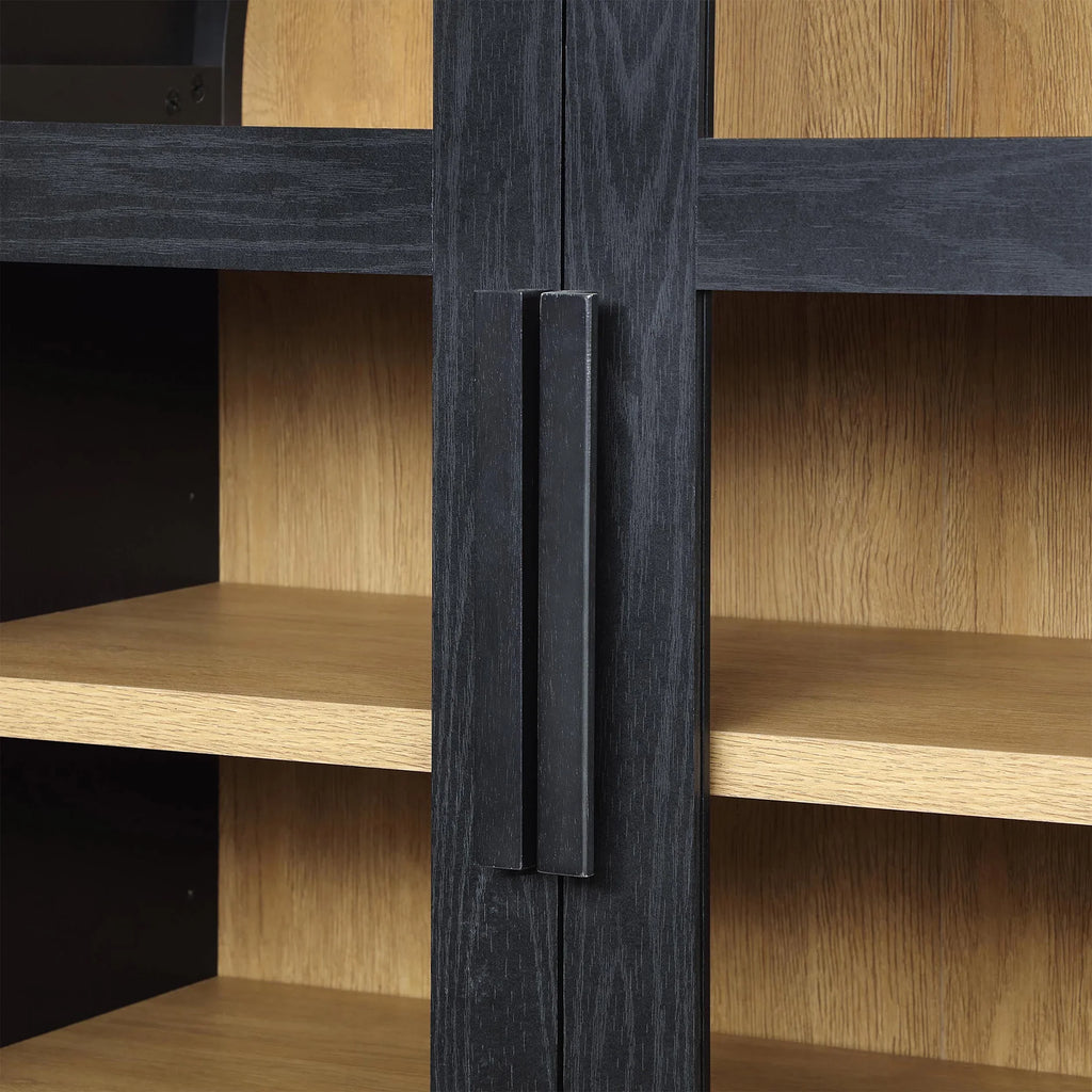 Better Homes & Gardens Juliet Kitchen Rounded Arch Cabinet, Rich Black - image 11