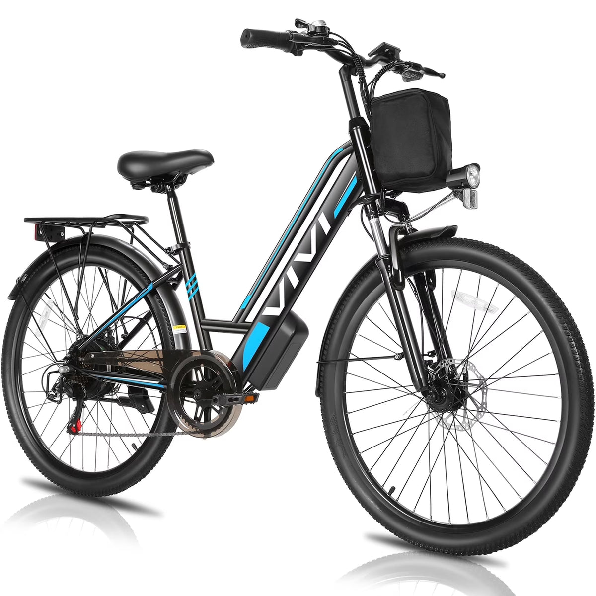 Vivi Electric Bike 26" City Commuter Electric Bike 48V 500W Step - Through Electric Bike 19.8MPH Electric Cruiser - image 1