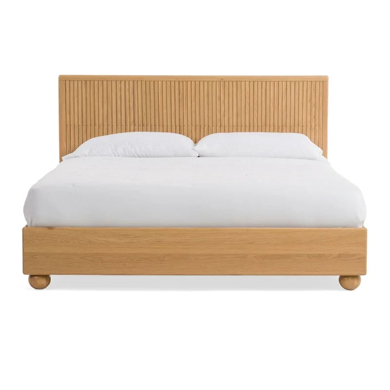 Modrest Winters Contemporary Natural Oak Bed - image 4