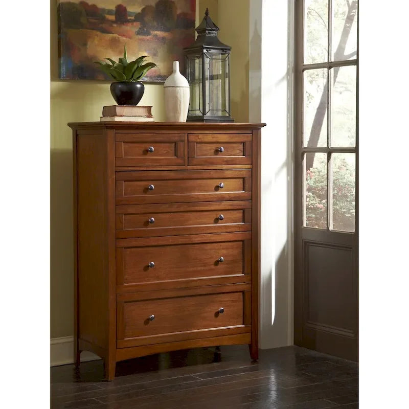 Simply Solid Aiden 6-Piece Queen Bedroom Set in Solid Wood - image 3