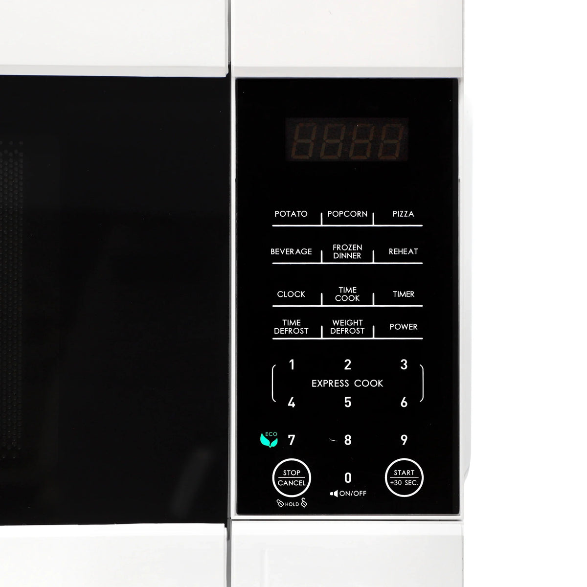 Galanz 1.1 cu ft 1000W Countertop Microwave Oven in White with One Touch Express Cooking - image 5