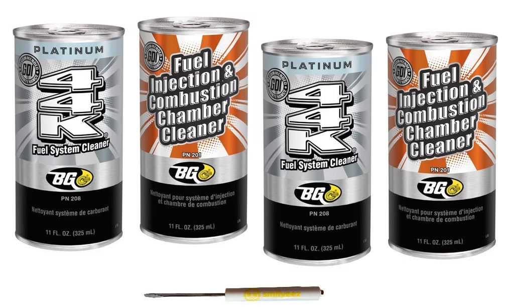 BG K1003 Fuel Injection & Combustion Chamber Cleaner PN 201 & BG Platinum 44K Fuel System Cleaner PN 208 With Pocket Screwdriver - image 4