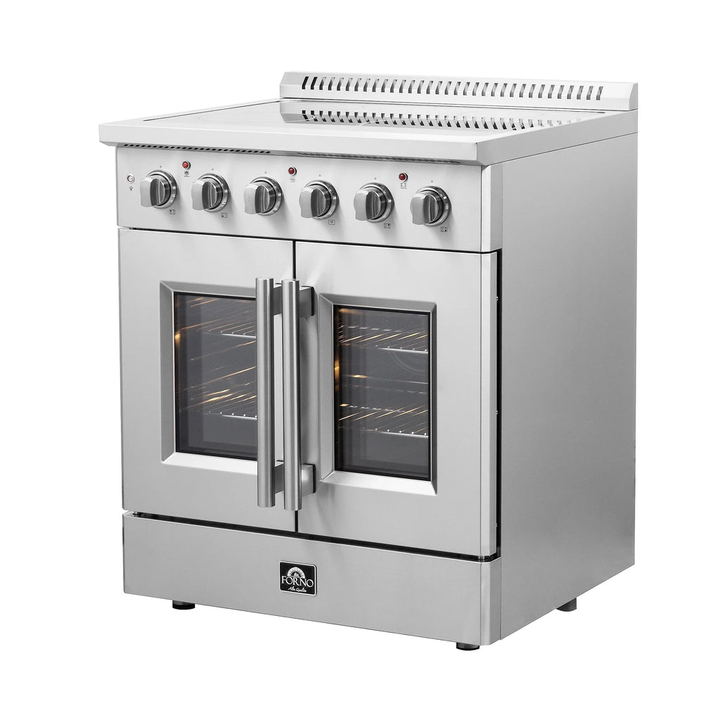 Forno Galiano 30-Inch Freestanding French Door Electric Range, True Convection, Energy Efficient - image 3