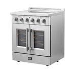 Forno Galiano 30-Inch Freestanding French Door Electric Range, True Convection, Energy Efficient - image 3