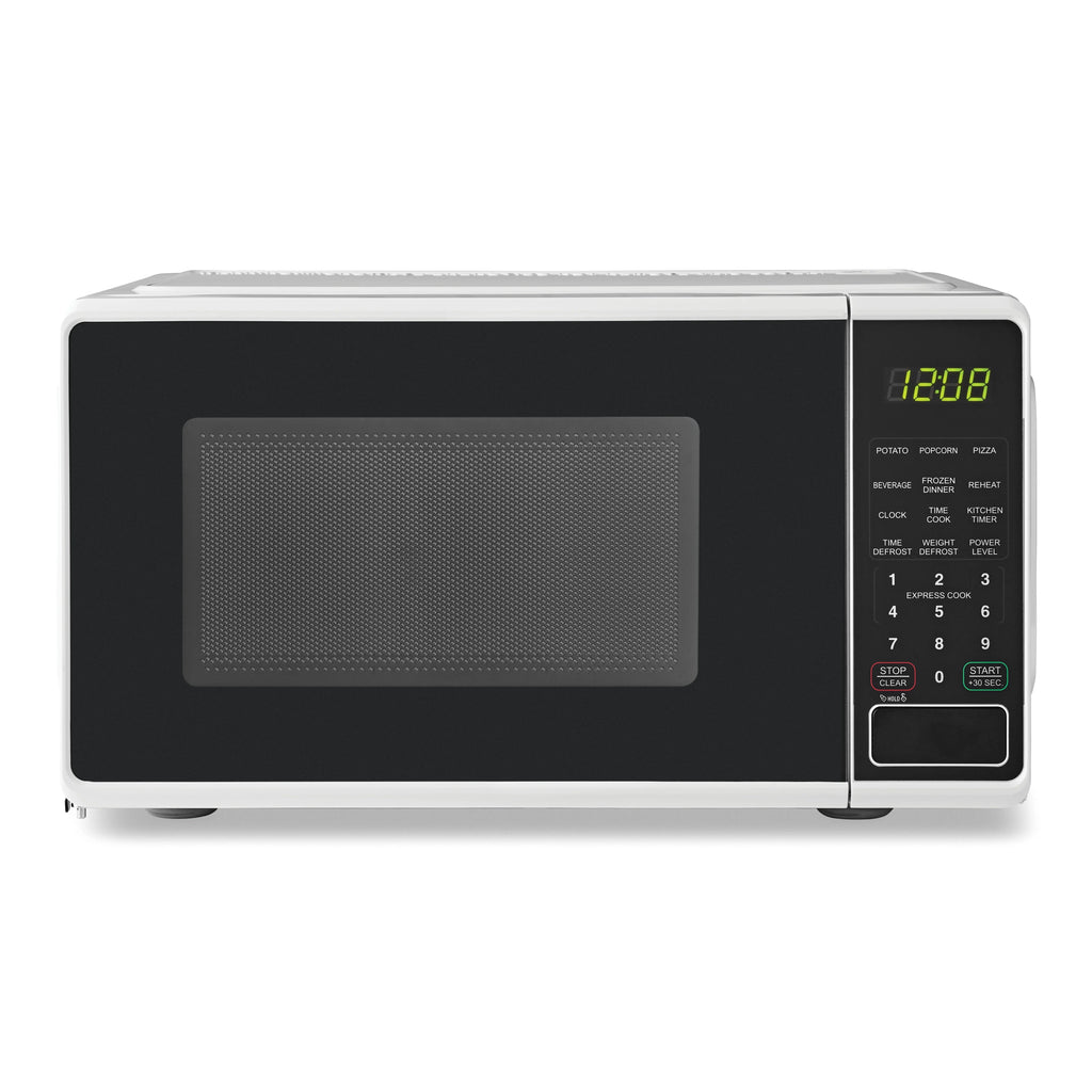 Mainstays 0.7 Cu. Ft. Countertop Microwave Oven, 700 Watts, White, New - image 1