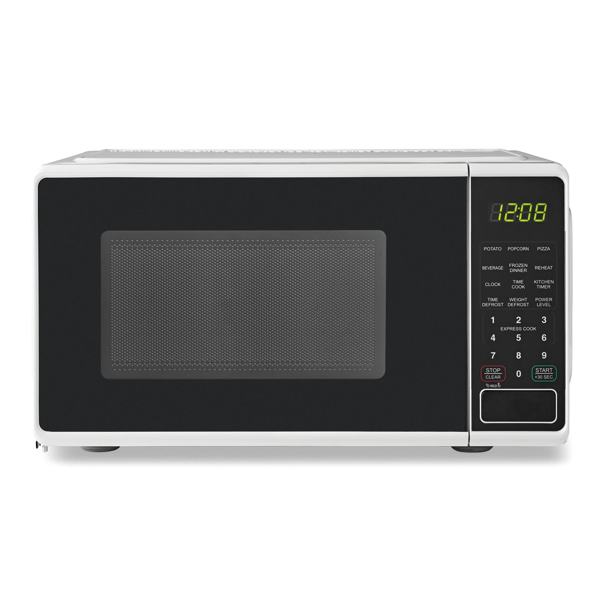 Mainstays 0.7 Cu. Ft. Countertop Microwave Oven, 700 Watts, White, New - image 1
