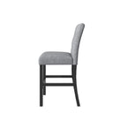 5 Piece Counter Height Dining Set, Wood Dining Table Set with Rectangle Table and 4 Upholstered High Back Chairs - image 16