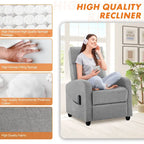 Versatile Recliner Chair with 8 Massage Settings and Lumbar Support for Ultimate Relaxation and Home Theater Experience - image 16