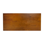 Farmhouse Coffee Table with Shelf and X-Frame Design - image 20