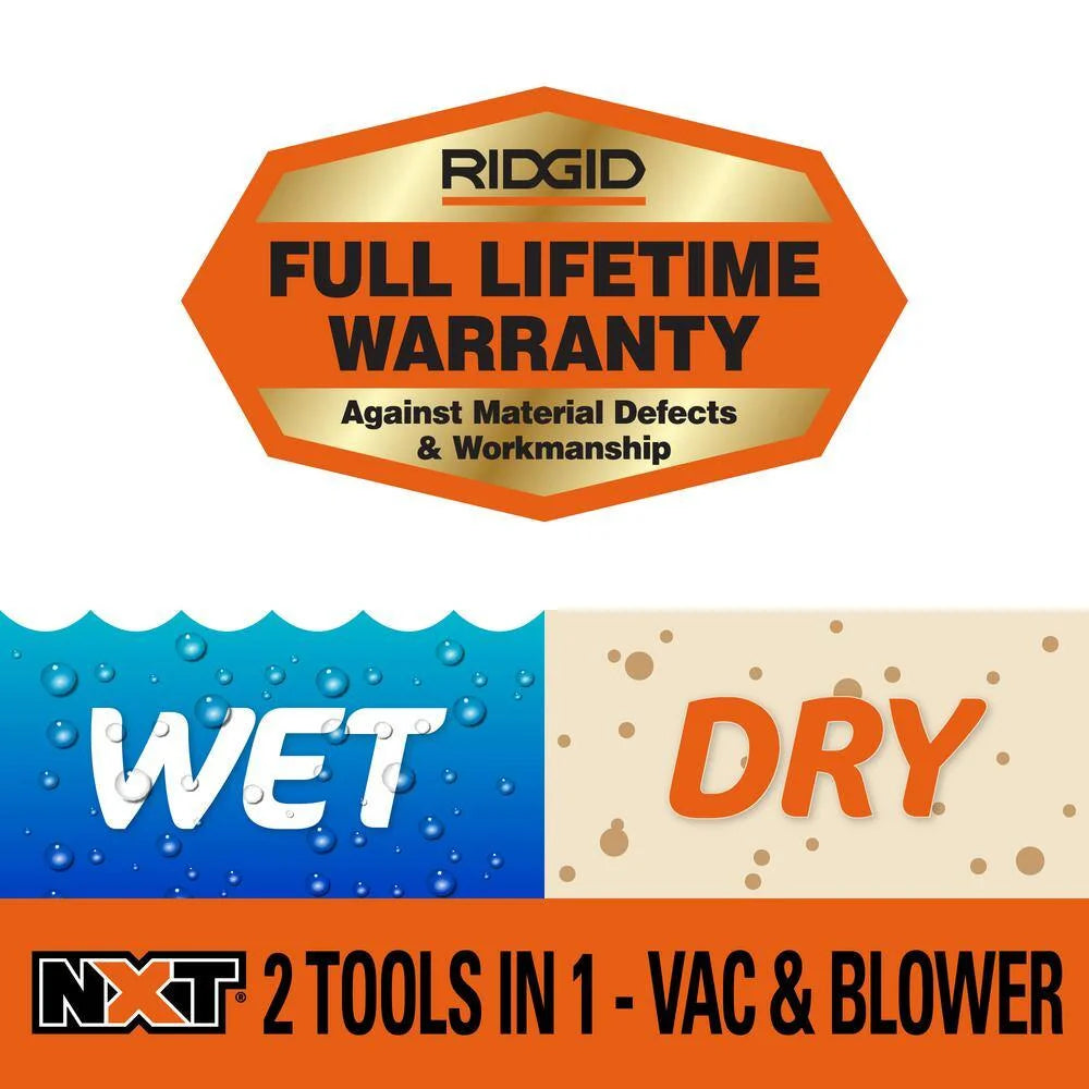 16-Gallon 6.5 Peak HP Wet/Dry Shop Vacuum, HD1600 - image 13