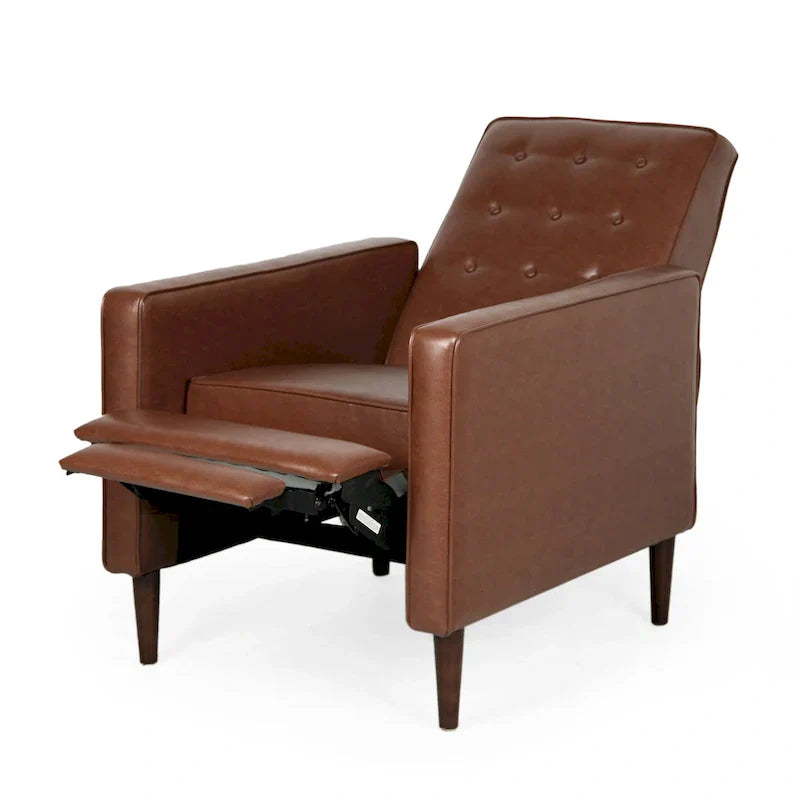 Set of 2 Mervynn Mid-Century Button-Tufted Recliners by Christopher Knight Home - image 6