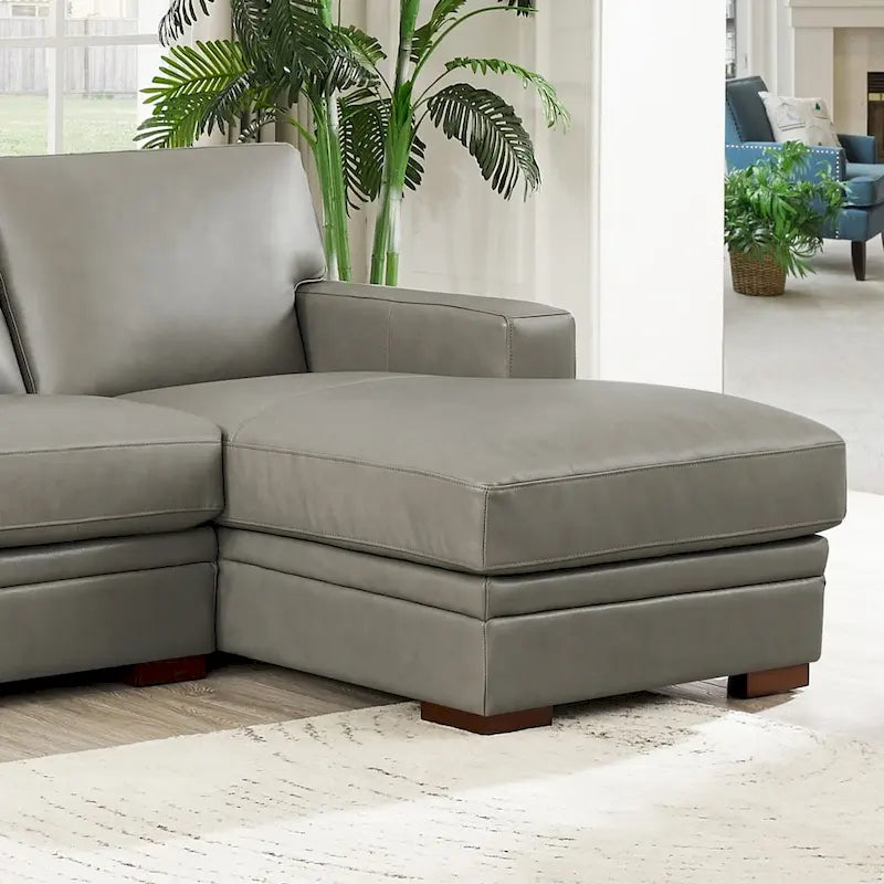 Hydeline Dillon Right-Facing Sectional Sofa with Chaise in Top Grain Leather - image 16