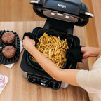 Foodi? 4-in-1 Indoor Grill with 4-Quart Air Fryer, Roast, & Bake, AG300 - image 5