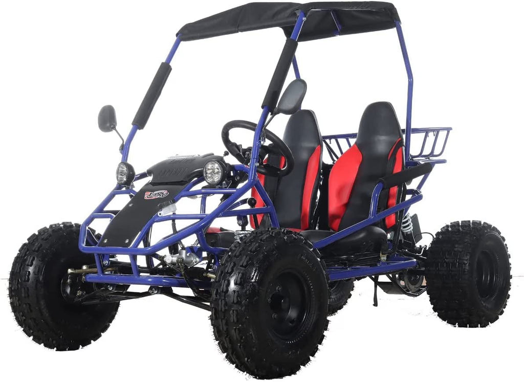 X-Pro New Rover 125cc Gas Powered Go Kart 3 Semi-Automatic Transmission w/Reverse Big 18"/19" Wheels - image 3