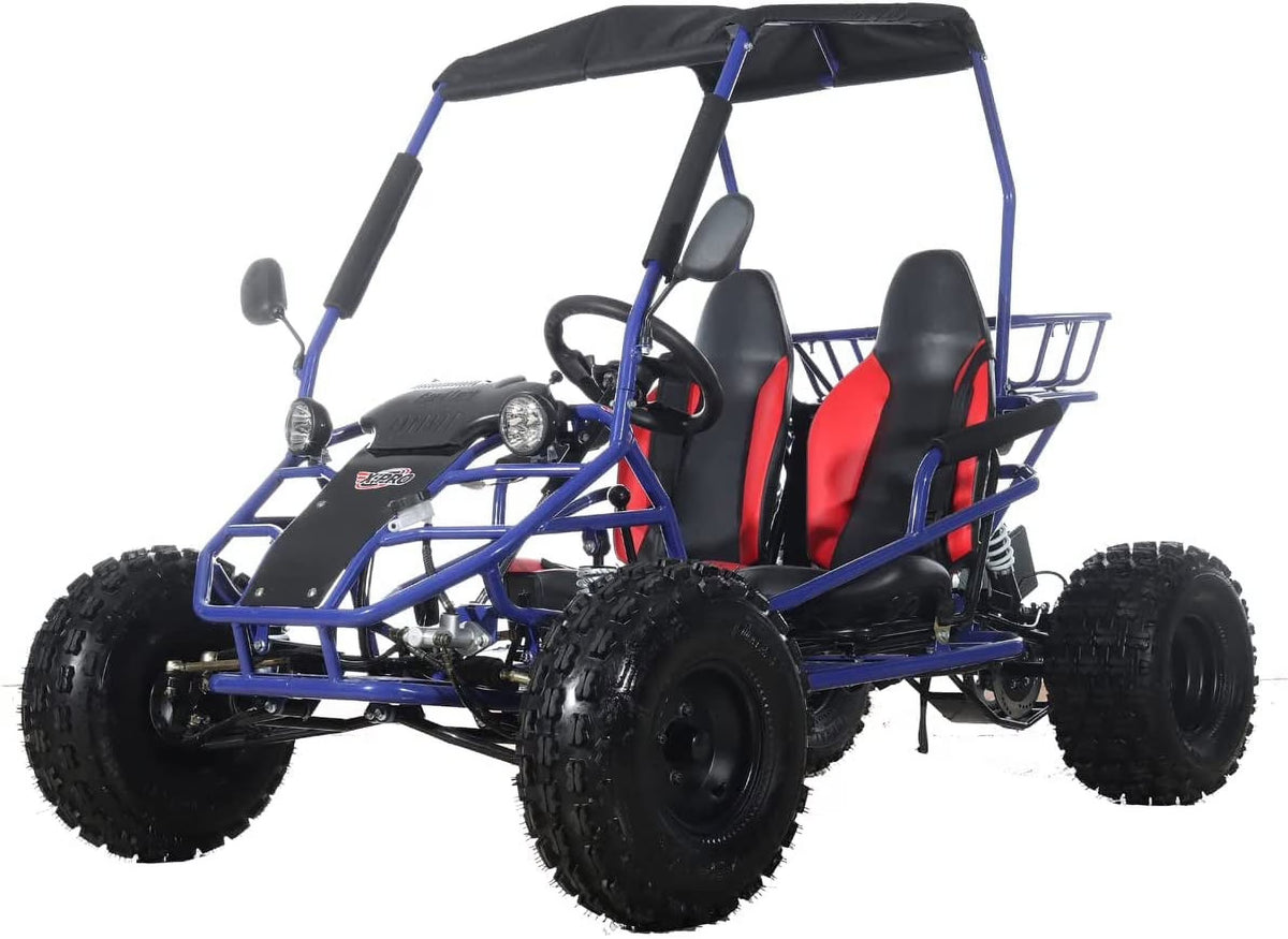 X-Pro New Rover 125cc Gas Powered Go Kart 3 Semi-Automatic Transmission w/Reverse Big 18"/19" Wheels - image 3