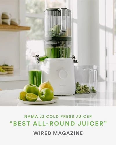 J2 Cold Press Juicer Self Feeding for Hands Free Operation with Wide Mouth Hopper for Whole Recipe Loading, Zero Waste Masticating Juicer For More Juice, Less Pulp Easy Cleanup & Assembly - image 2
