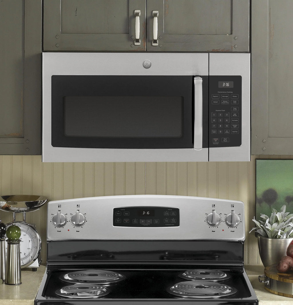 GE JVM3160RFSS 30 Over-the-Range Microwave Oven with 1.6 cu. ft. Capacity 2-Speed 300 CFM Venting in Stainless Steel - image 7