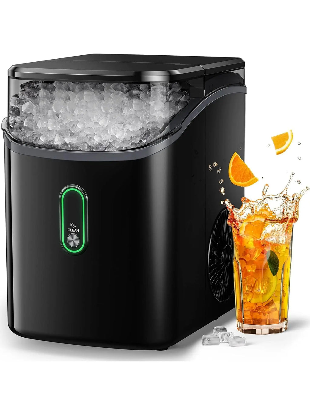 Silonn Nugget Ice Maker Countertop, Pebble Ice Maker with Soft Chewable Ice, One-Click Operation Ice Machine with Self-Cleaning, 33lbs/24H for Home,Kitchen,Office - image 2