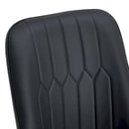 Contemporary Set of 4 Faux Leather Dining Chairs with Cushioned Backrests and Metal Legs – Ideal for Dining Rooms, Living Rooms, and Bedrooms - image 24