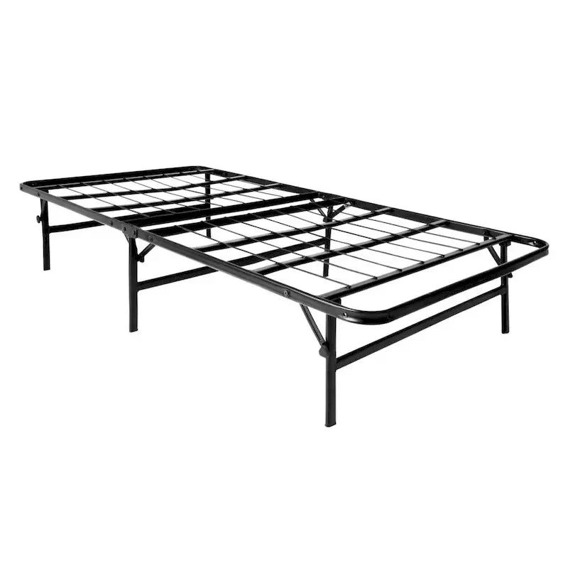 Brookside Foldable Full-Size Platform Bed Frame with Integrated Box Spring - image 9