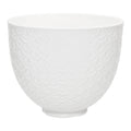 KitchenAid 5 Qt. Mermaid Lace Ceramic Bowl White - image 1