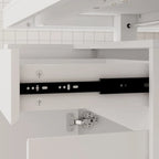 Modern White Adjustable Workstation - 70.9W Dining Table & Office Desk - image 19