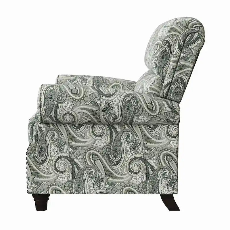 Push Back Recliner Chair with Padded Cushion and Solid Wood Legs - image 28