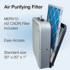 Lasko Air Flex 2-in-1 Box Fan & Air Purifier, 20-Inch, 3 Speeds, White, FF305 - image 5