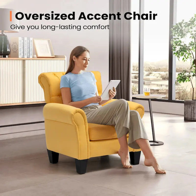 Pellebant Contemporary Club Armchair - Stylish Accent Chair for Living Room - image 5