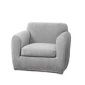 SureFit Home Decor Stretch Modern Chair Slipcover, Grey, Armchair - image 1
