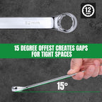 SK 42-Piece Wrench Set, SAE & Metric, SuperKrome Finish - image 3