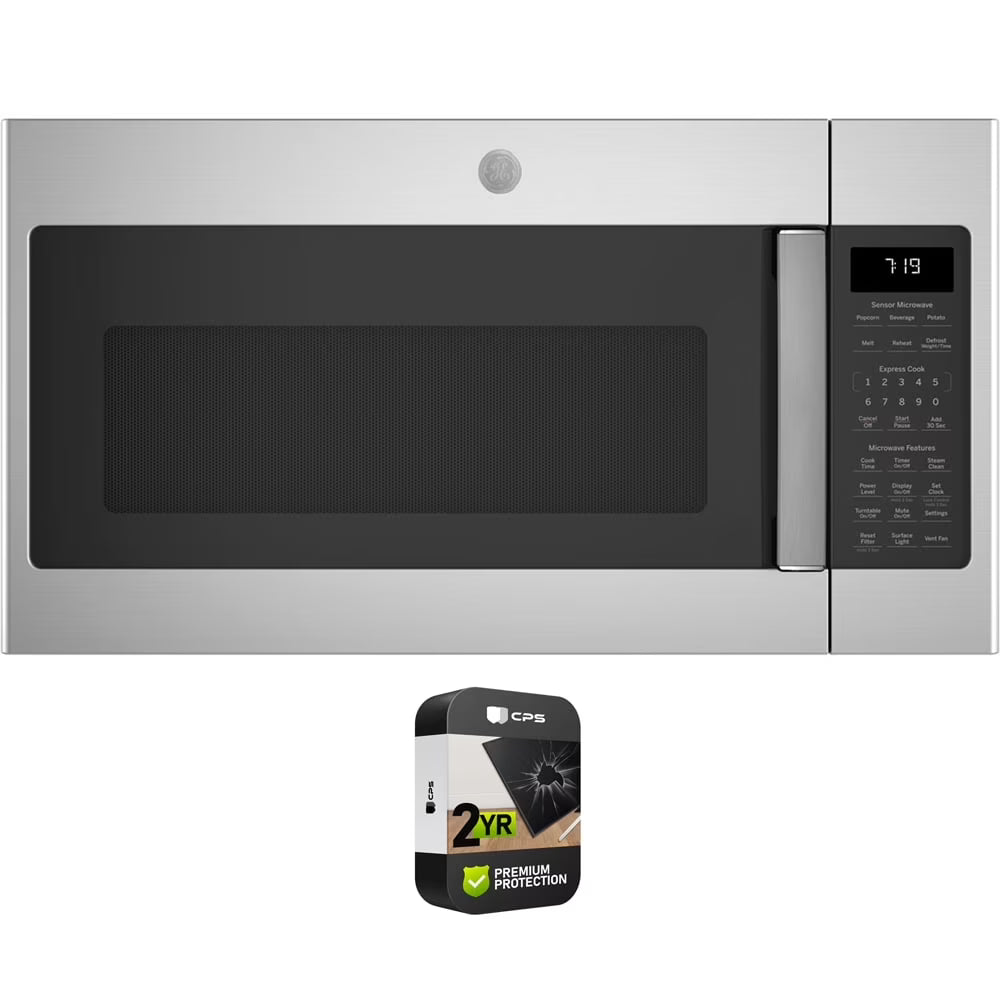 General Electric Over-the-Range Sensor Microwave Oven 1.7 cu In Stainless Steel - image 1