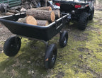 Heavy Duty Poly Utility Dump Wagon Garden Cart w/Pneumatic Tires, 6 Cu Ft - 1200 lb Capacity Outdoor Wheelbarrow for Yard, Landscaping & Gardening, Lawn Tractor or ATV Towable-Gorilla Carts - image 42