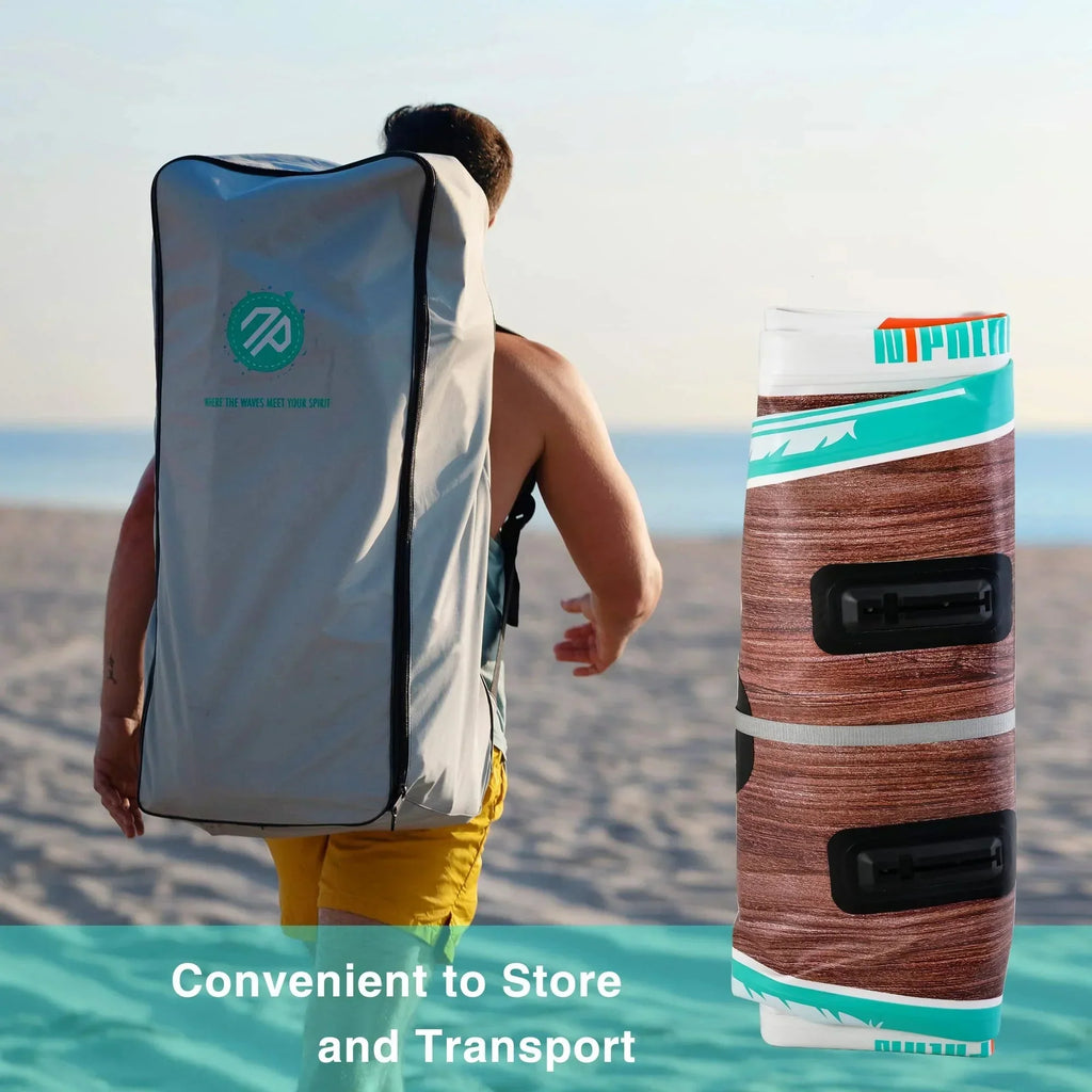 Niphean Inflatable Stand Up Paddle Board with SUP Accessories - image 8