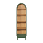 Better Homes & Gardens Juliet Narrow Arch Bookcase, Deep Green and Light Honey - image 10