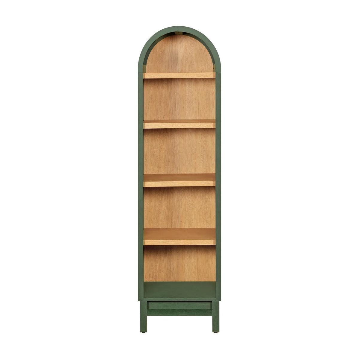 Better Homes & Gardens Juliet Narrow Arch Bookcase, Deep Green and Light Honey - image 10