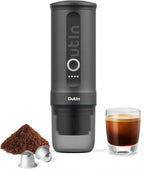Nano Portable Electric Espresso Machine, Travel Coffee Maker for Camping, Car Coffee Maker Self-Heating with USB-C, With Ground Coffee & NS Capsule for RV, Hiking, Office - image 2