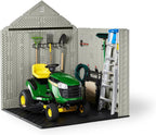 Rubbermaid Resin Outdoor Storage Shed With Floor Weather Resistant Gray Organization for Home - image 42