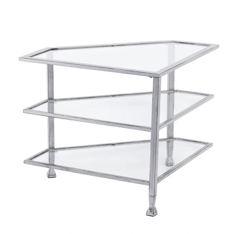 SEI Furniture Jensen Metal Corner TV Stand for Screens up to 33.25 inches - image 12