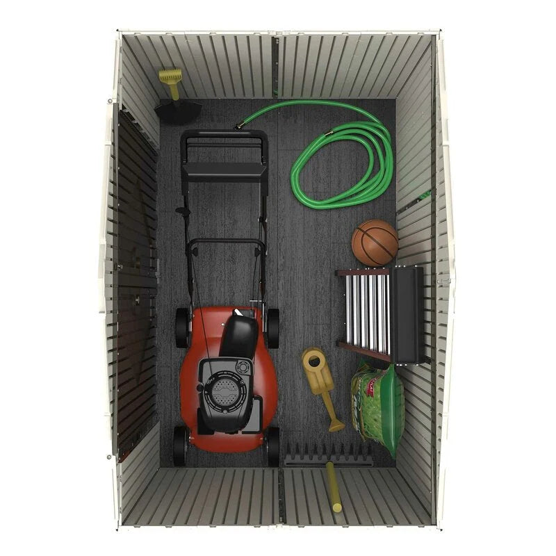 7 ft. W x 4 ft. 7 in. D Plastic Storage Shed - image 3