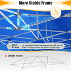 Hoteel 10x15 Heavy Duty Canopy Tent with 4 Sidewalls,Pop up Canopy for Parties Wedding,Commercial Easy up Gazebo with Roller Bag,UV 50+ &,Black - image 52