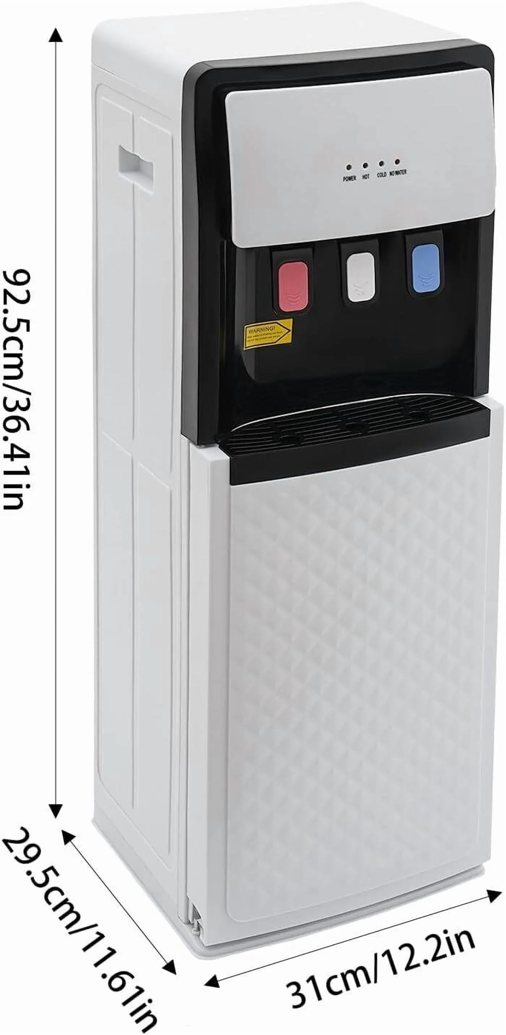 White Water Dispenser Bottom Loading Water Cooler for 5 Gallon Bottles for Offices, Nurseries, Homes, Gyms, Kitchen - image 7