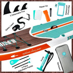 Niphean Inflatable Stand Up Paddle Board with SUP Accessories - image 10
