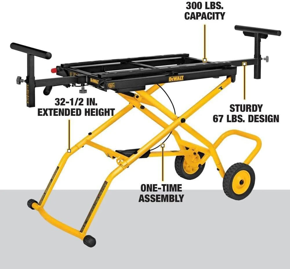 Miter Saw Stand with Wheels – DWX726 - image 2