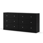 Pemberly Row 3PC Engineered Wood Dresser and Nightstands Bedroom Set in Black - image 5